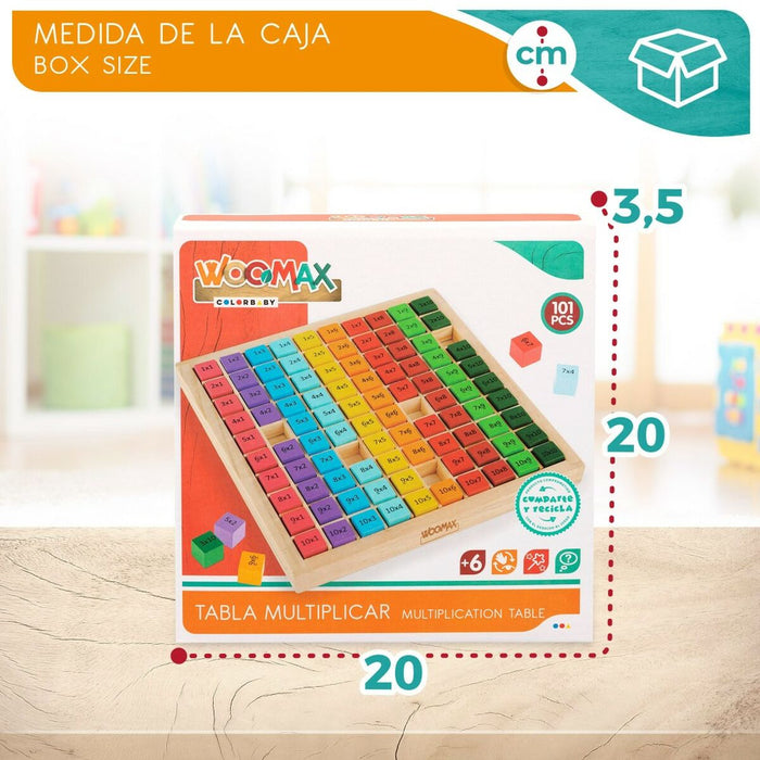 Joc de Îndemânare Woomax 101 Piese 19 x 2 x 19 cm (6 Unități)