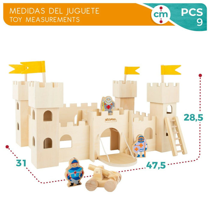 Castel Woomax Jucărie 9 Piese 2 Unități