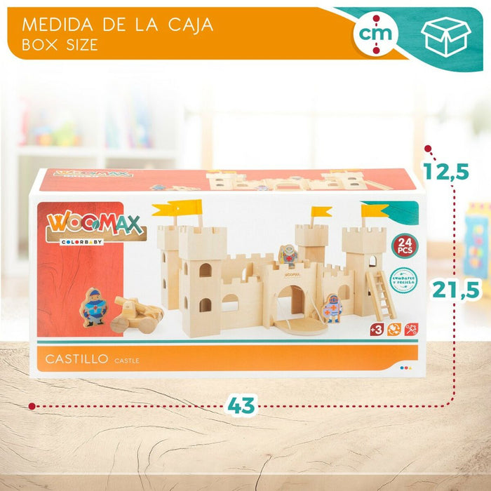 Castel Woomax Jucărie 9 Piese 2 Unități