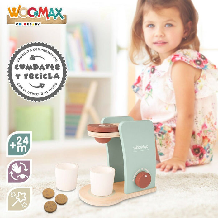 Cafetieră jucărie Woomax 6 Piese 10 x 16 x 17 cm (6 Unități)