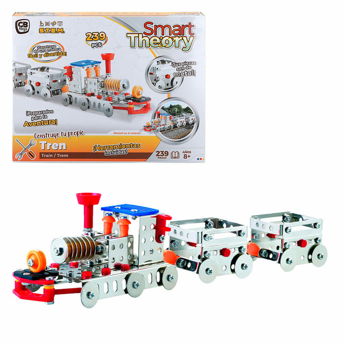 Set de Construcție Colorbaby Tren (4 Unități)