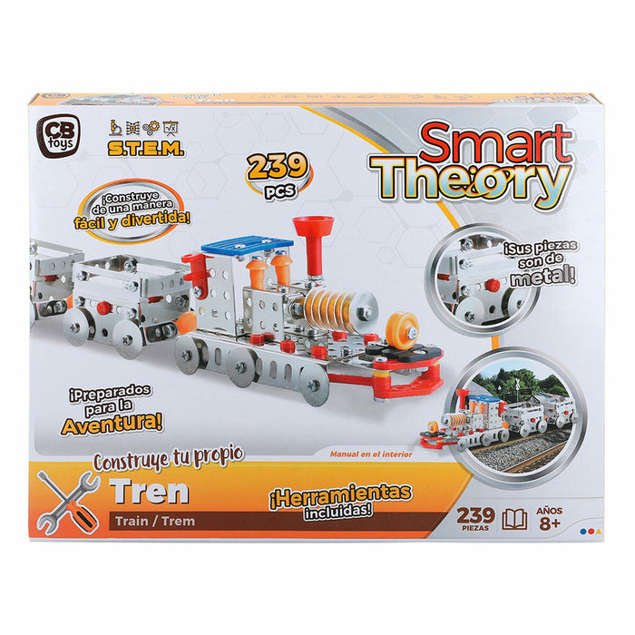 Set de Construcție Colorbaby Tren (4 Unități)