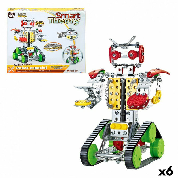 Set de Construcție Colorbaby Smart Theory 262 Piese Robot (6 Unități)