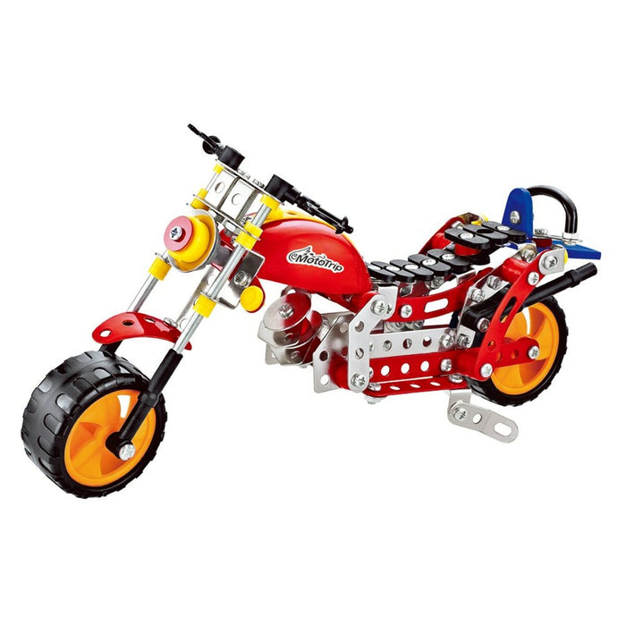 Set de Construcție Colorbaby Smart Theory 255 Piese Motocicletă (6 Unități)