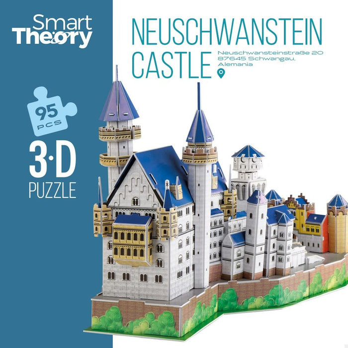 Puzzle 3D Colorbaby New Swan Castle 95 Piese 43,5 x 33 x 18,5 cm (6 Unități)