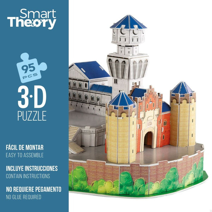 Puzzle 3D Colorbaby New Swan Castle 95 Piese 43,5 x 33 x 18,5 cm (6 Unități)