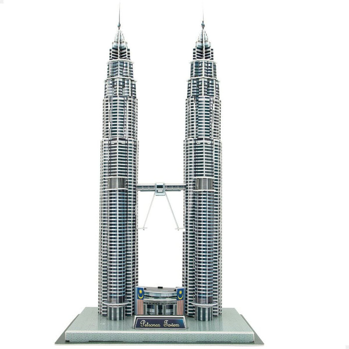 Puzzle 3D Colorbaby Petronas Towers 27 x 51 x 20 cm (6 Unități)