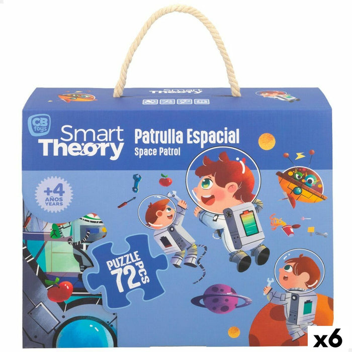 Puzzle Colorbaby Space Patrol 72 Piese 90 x 60 cm (6 Unități)