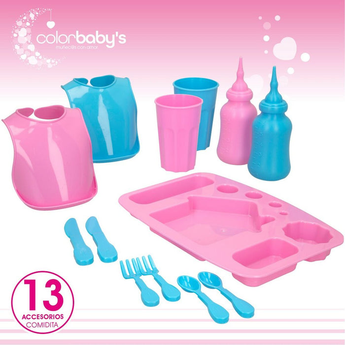 Accesorii pentru papusi Colorbaby Păpușă Bebe 20 Piese 39 x 9,5 x 21,5 cm 6 Unități