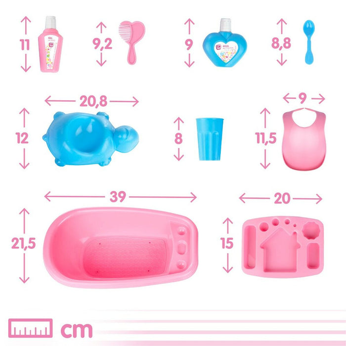 Accesorii pentru papusi Colorbaby Păpușă Bebe 20 Piese 39 x 9,5 x 21,5 cm 6 Unități