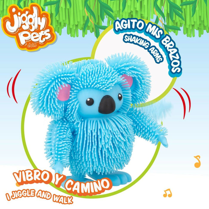 Jucărie de Pluș Eolo Jiggly Pets Koala 18 x 16 x 9,5 cm (4 Unități)