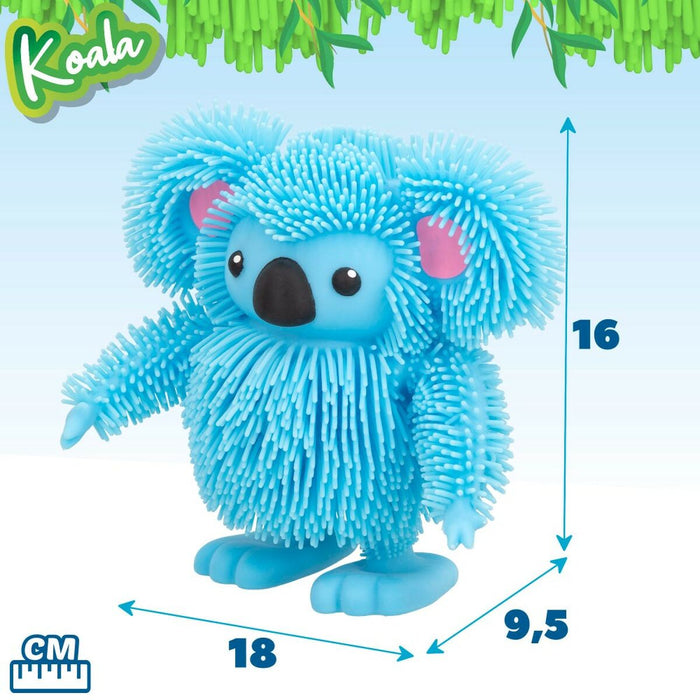 Jucărie de Pluș Eolo Jiggly Pets Koala 18 x 16 x 9,5 cm (4 Unități)