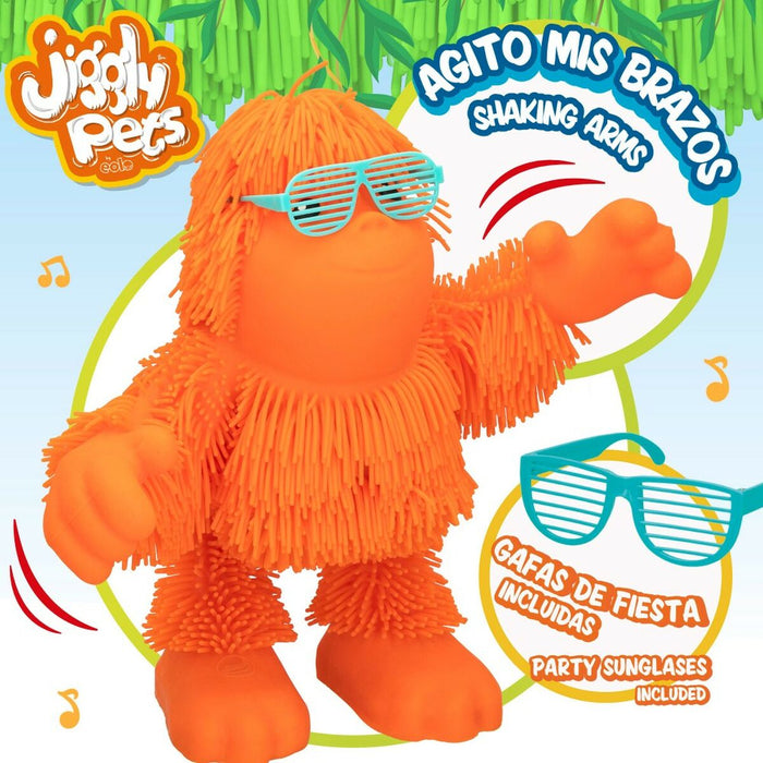 Jucărie de Pluș Eolo Jiggly Pets 29 x 25,5 x 17,5 cm (2 Unități)