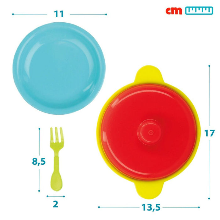 Set de Alimente de Jucărie Colorbaby Menaj și ustensile de bucătărie 36 Piese (12 Unități)