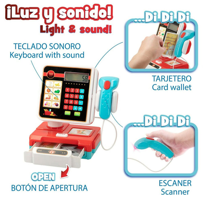 Casă de marcat de jucărie Colorbaby My Home 17 Piese 18 x 19 x 11 cm 6 Unități