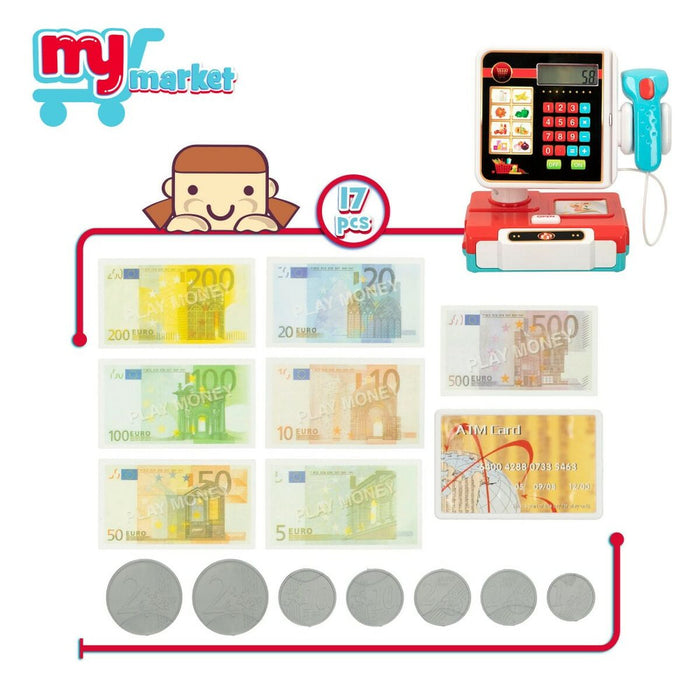 Casă de marcat de jucărie Colorbaby My Home 17 Piese 18 x 19 x 11 cm 6 Unități