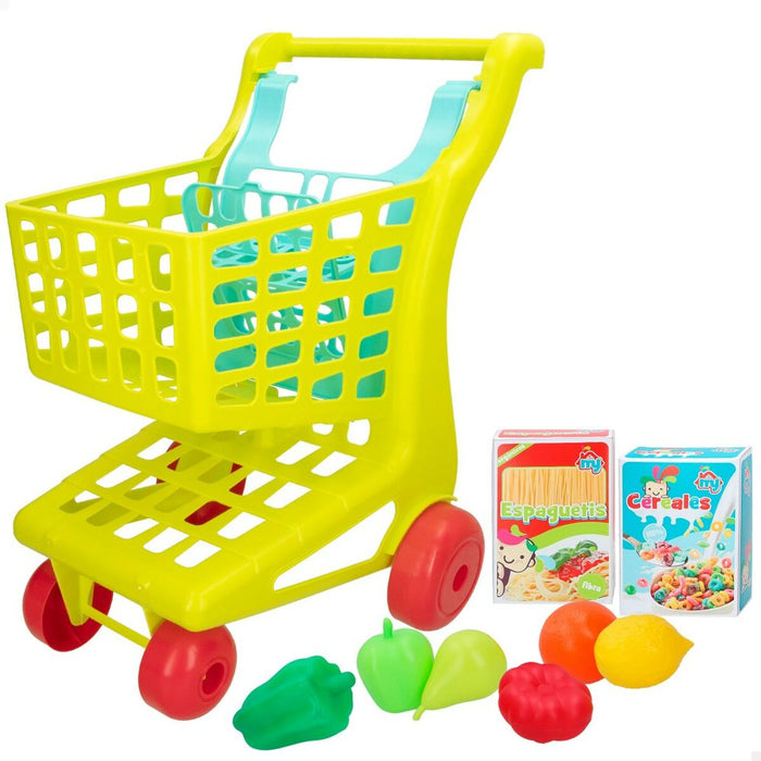 Cărucior de cumpărături Colorbaby My Home Jucărie 9 Piese 34 x 53,5 x 45 cm 6 Unități