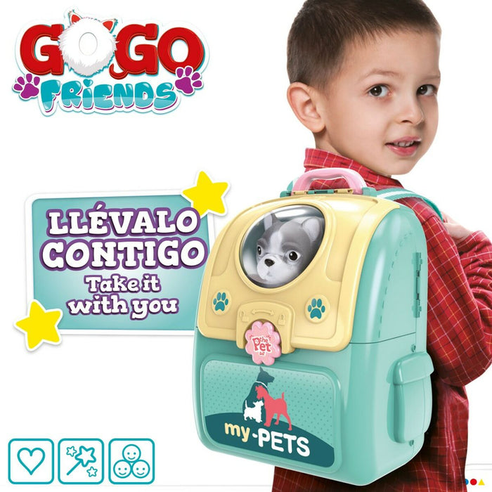 Rucsac pentru animale de companie Colorbaby GoGo Friends Jucărie 39,5 x 43 x 17 cm (6 Unități)