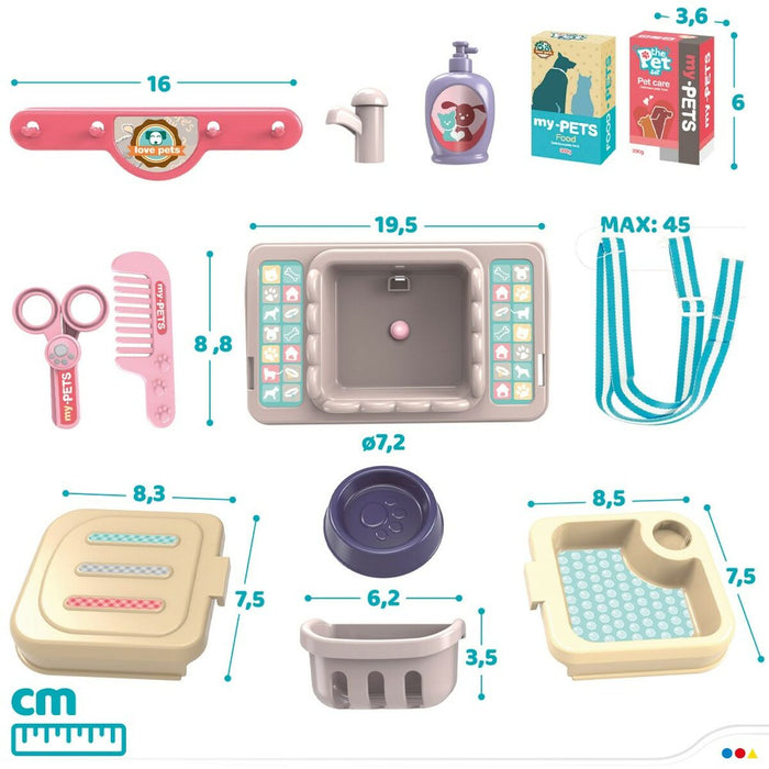 Rucsac pentru animale de companie Colorbaby GoGo Friends Jucărie 39,5 x 43 x 17 cm (6 Unități)