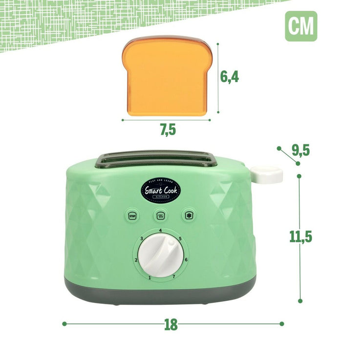 Toaster jucărie Colorbaby Sunet 18 x 11,5 x 9,5 cm (6 Unități)