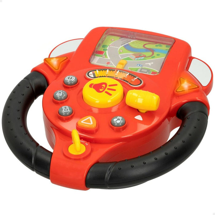 Jucărie muzicală Motor Town Lumină Sunet Roșu 25,5 x 12,5 x 29,5 cm (2 Unități)