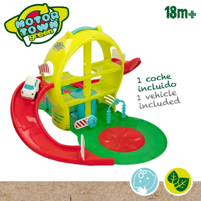 Garaj Portabil Motor Town 3 nivele Mașină Verde 61,5 x 33 x 68,5 cm (2 Unități)