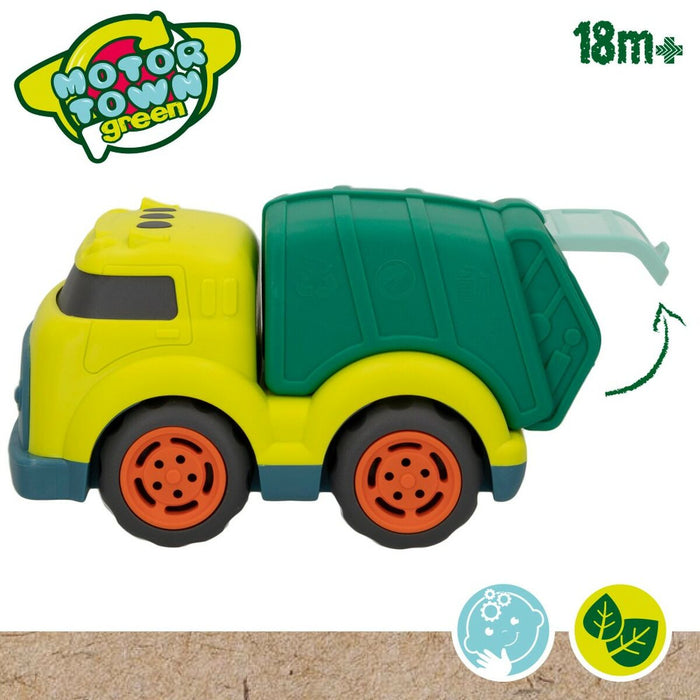 Set Vehicule de Lucrări Publice Motor Town 17,5 x 11 x 11 cm (4 Unități)