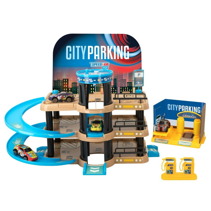Garaj Parking cu Vehicule Speed & Go 3 nivele 40,5 x 32,5 x 26 cm (2 Unități)