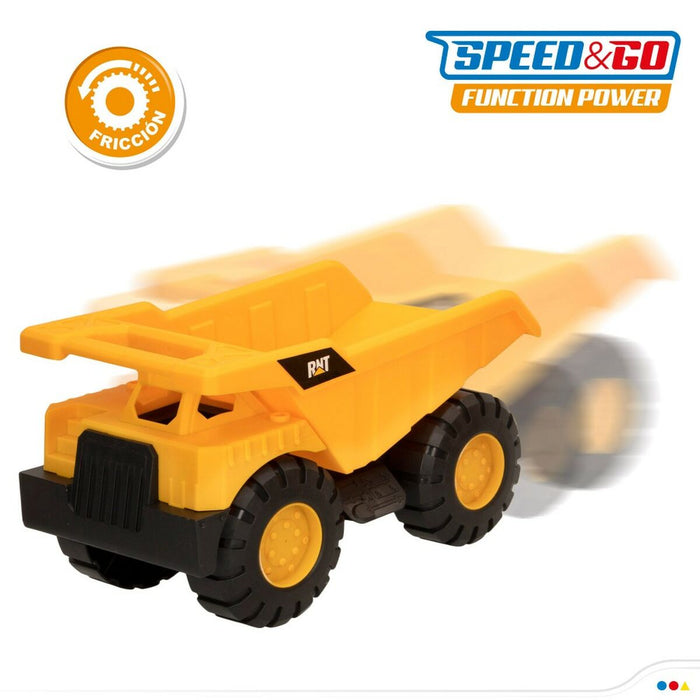 Vehicule de Construcție Speed & Go 13 x 27 x 19 cm (2 Unități)