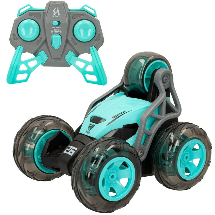 Mașină Radio Control Speed & Go Turquoise (2 Unități)
