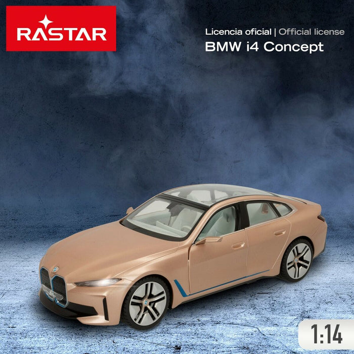 Mașină Radio Control BMW i4 Concept 1:14 Auriu* (2 Unități)