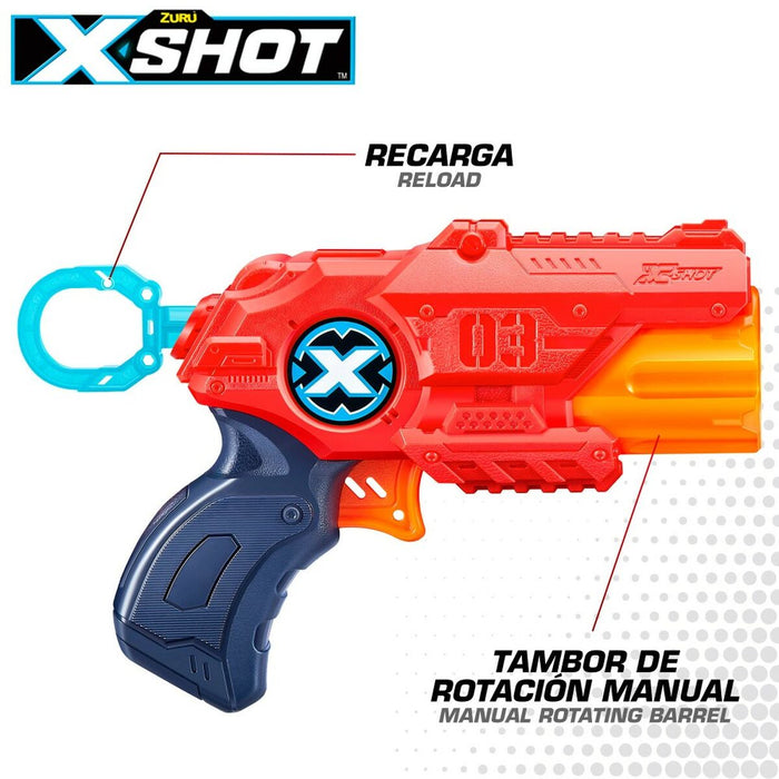 Pistol cu Săgeți Zuru X-Shot Excel MK3 17 x 12 x 4,5 cm 6 Unități