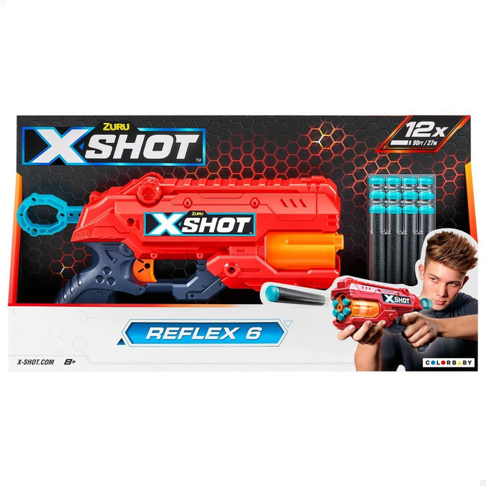 Pistol cu Săgeți Zuru REFLEX 6 28 x 17,5 x 6 cm (6 Unități)