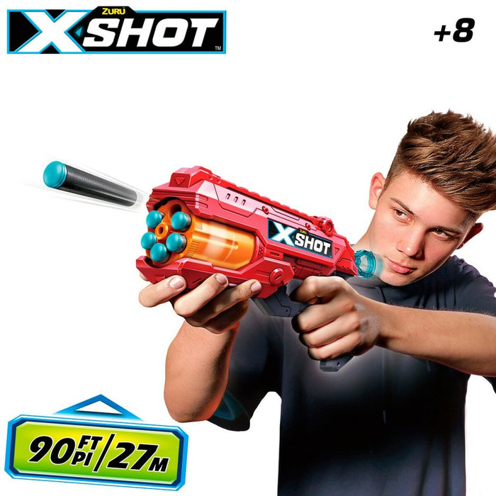 Set 2 Pistoale cu Săgeți Zuru X-Shot Reflex 6 28,5 x 17 x 5,5 cm (6 Unități)