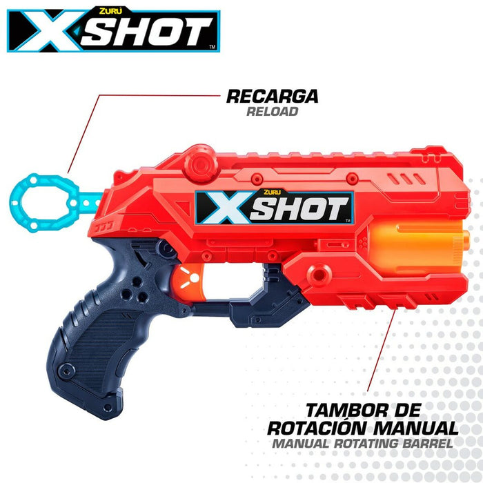 Set 2 Pistoale cu Săgeți Zuru X-Shot Reflex 6 28,5 x 17 x 5,5 cm (6 Unități)