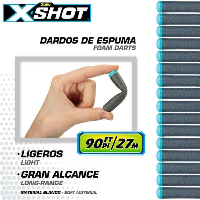 Set 2 Pistoale cu Săgeți Zuru X-Shot Reflex 6 28,5 x 17 x 5,5 cm (6 Unități)