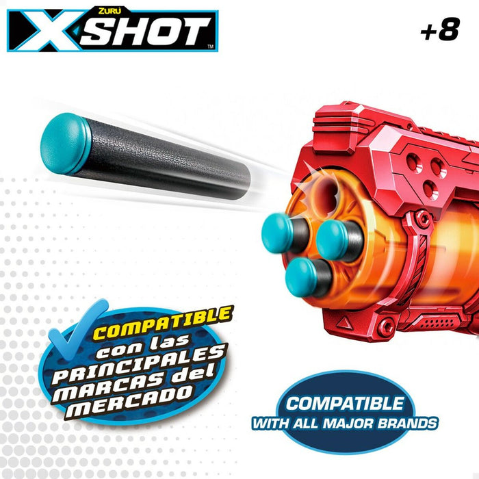 Darts Zuru X-Shot 100 Piese 1,3 x 6,7 x 1,3 cm (12 Unități)
