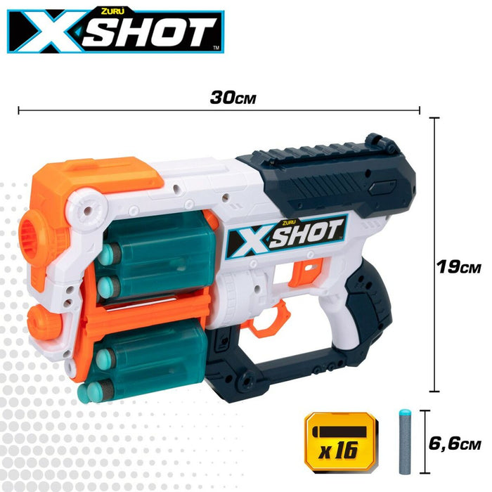 Pistol cu Săgeți Zuru X-Shot Excel Xcess TK-12 30 x 19 x 5 cm 6 Unități