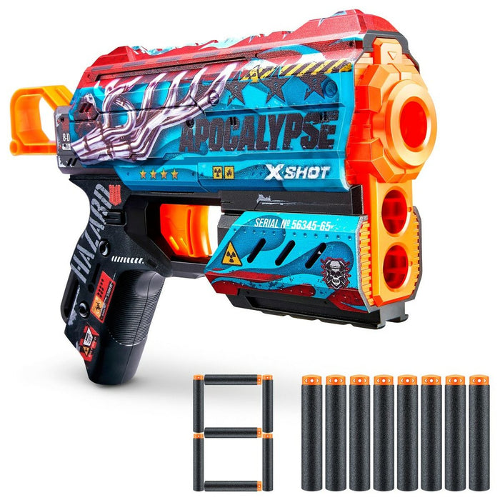 Pistol cu Săgeți Zuru X-Shot Flux 21,5 x 14 x 4 cm (12 Unități)