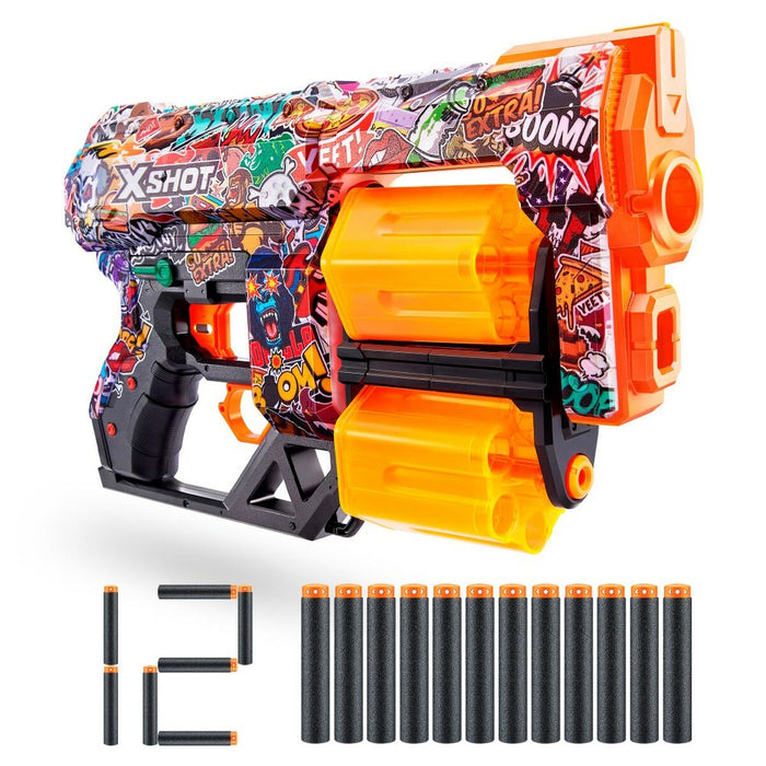 Pistol cu Săgeți Zuru X-Shot Dread 32 x 18,5 x 0,6 cm (6 Unități)