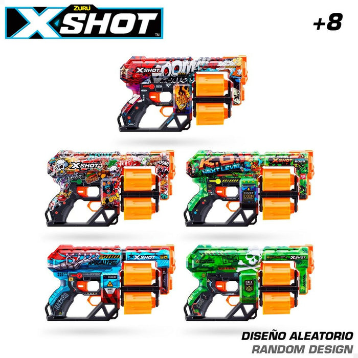 Pistol cu Săgeți Zuru X-Shot Dread 32 x 18,5 x 0,6 cm (6 Unități)
