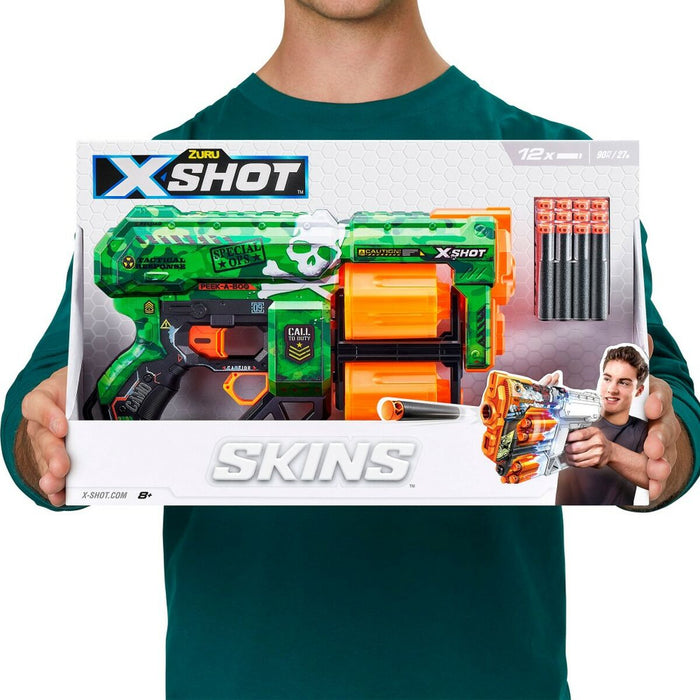 Pistol cu Săgeți Zuru X-Shot Dread 32 x 18,5 x 0,6 cm (6 Unități)