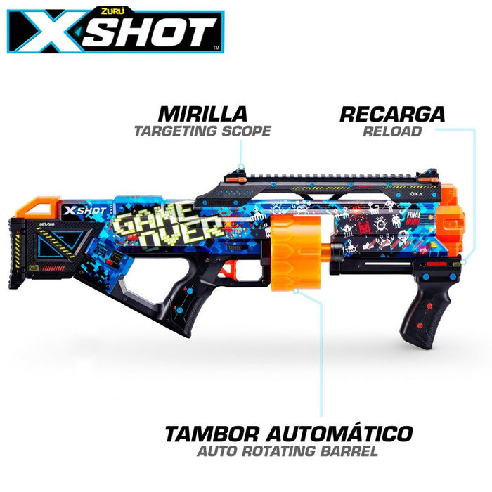 Pistol cu Săgeți Zuru X-Shot Last Stand 58,5 x 23,5 x 9 cm (6 Unități)
