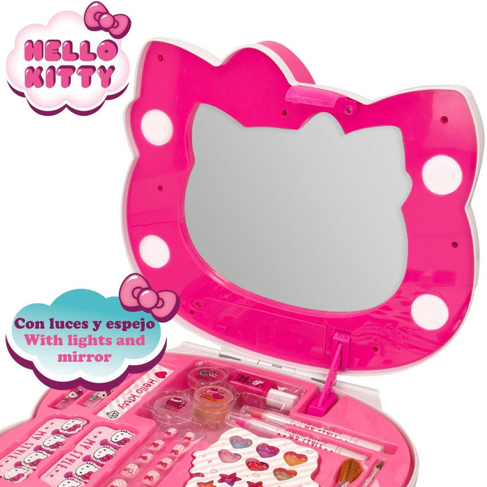 Set de Machiaj pentru Copii Hello Kitty Geantă 36 Piese (2 Unități)