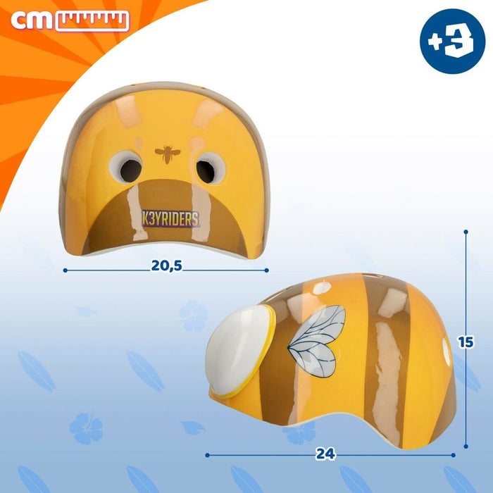 Cască pentru Copii K3yriders BEE 52-55 cm (4 Unități)