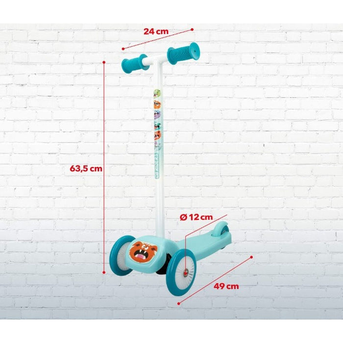 Trotinetă Scuter Colorbaby Monsters 2 Unități