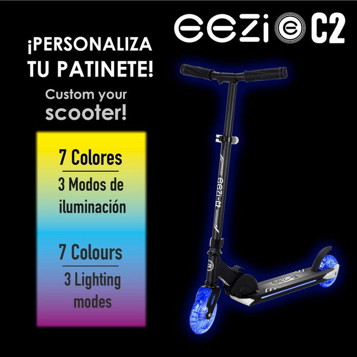 Trotinetă Eezi Negru 2 Unități