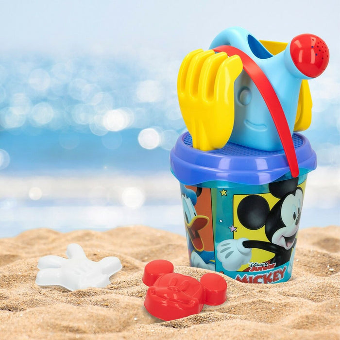 Set de jucării de plajă Mickey Mouse Ø 18 cm polipropilenă (12 Unități)