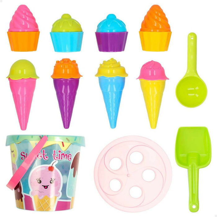 Set de jucării de plajă Colorbaby polipropilenă (15 Unități)