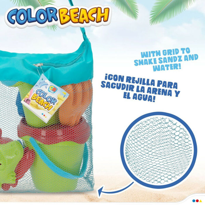 Set de jucării de plajă Colorbaby polipropilenă (18 Unități)